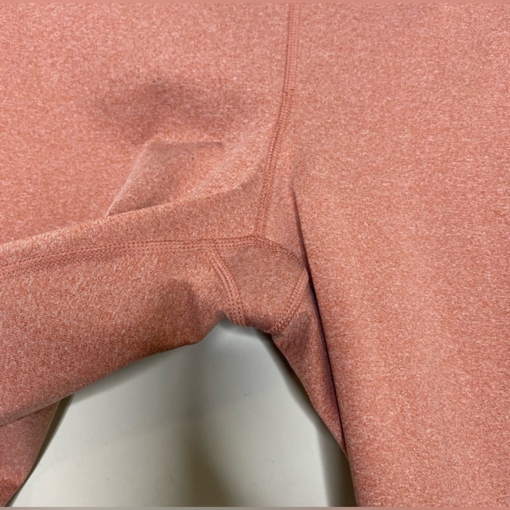 Nike Pro Dusty Peach Heathered 7/8 Tight Leggings Women's Size Medium - Picture 9 of 9